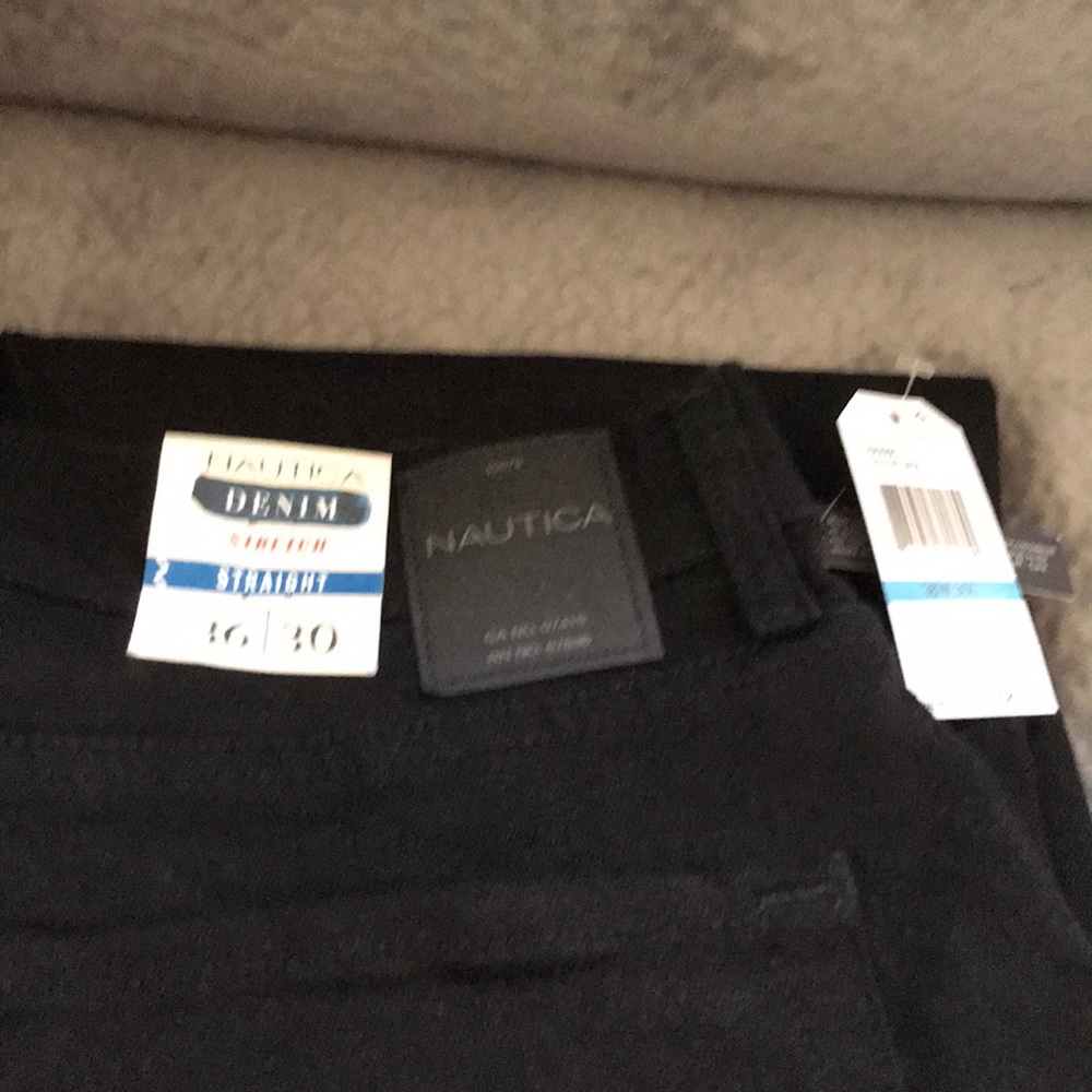 Men nautica black jeans  size 36x30